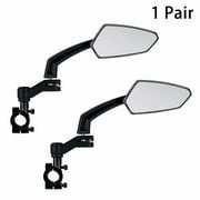 Addmotor Bike Biking Mirror Handlebar Mount, Rotatable Bicycle Rear View Glass Mirror, Wide Angle Safety Mirror 360  Rotation for Mountain Road Bike