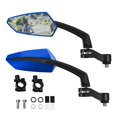 thumbnail image 1 of Addmotor Bike Mirror, 1 Pair Bicycle Mirror Handlebar Mount, 360° Adjustable Rotatable Bike Mirrors, HD, Safe Handlebar Rearview Mirror, Bike Accessories Bicycle Mirrors Set Blue, 1 of 8