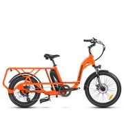 Addmotor Electric Bike, 750W Electric Bike for Adult, 48V 20AH Single Battery System UL Certified, GRAOOPRO Electric Bicycle with Passenger Seat, 105Mile Cargo Ebike
