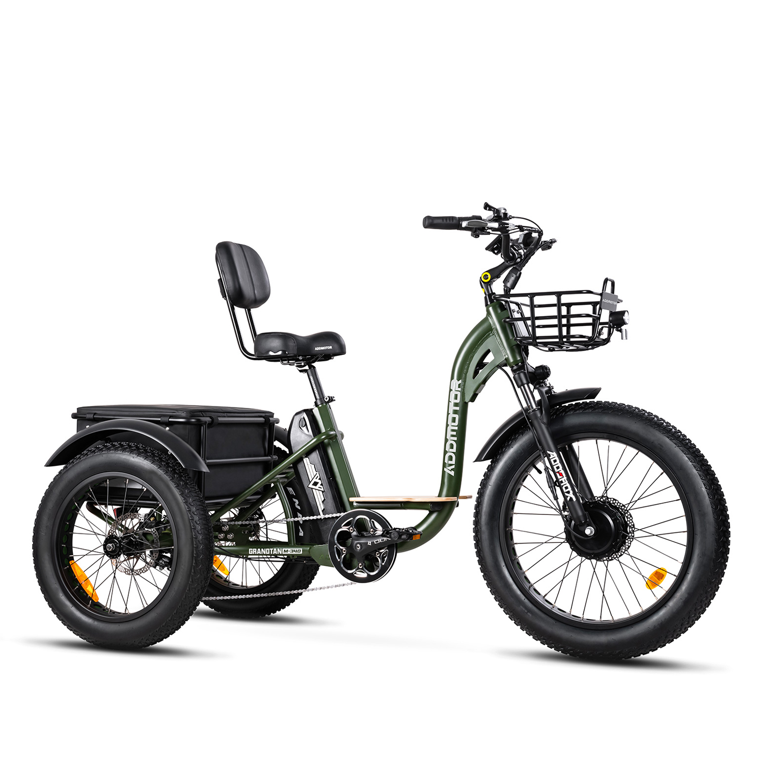 Addmotor Electric Tricycle for Adults, 85 MI Long Range, 450 lbs, M340