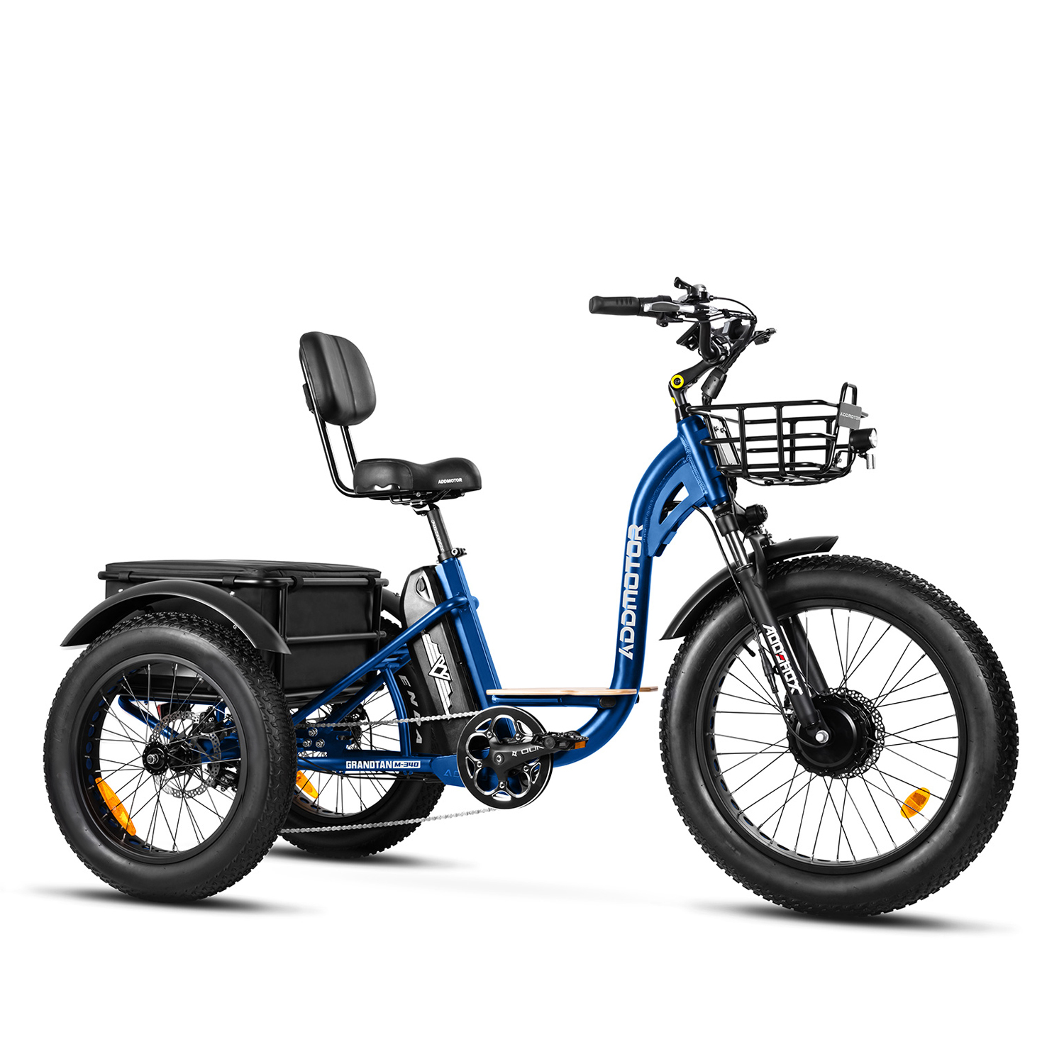 Addmotor StepThru Electric Trike, Fat Tire Electric Tricycle for