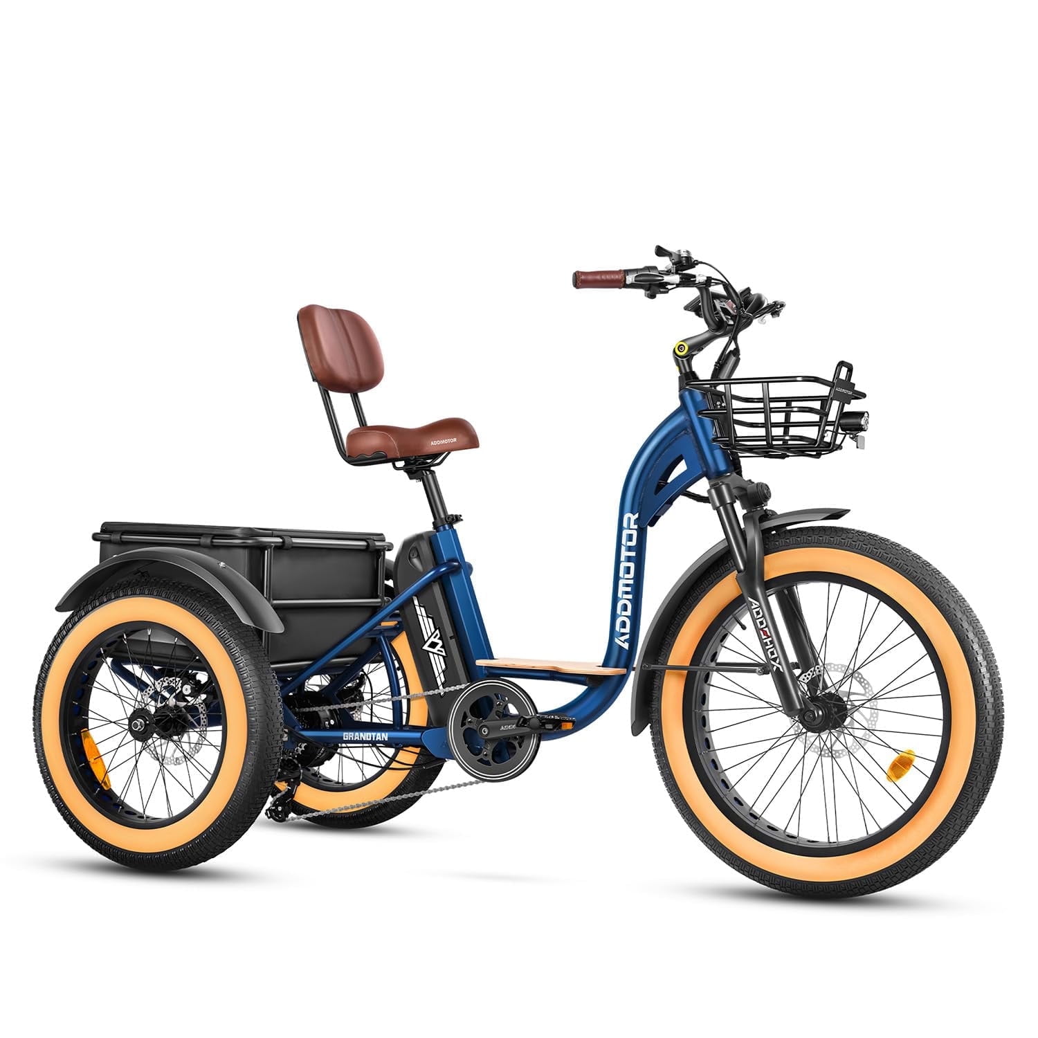 Addmotor M-340 Adult Electric Trike, 750W Wheel E-Bike with 20Ah