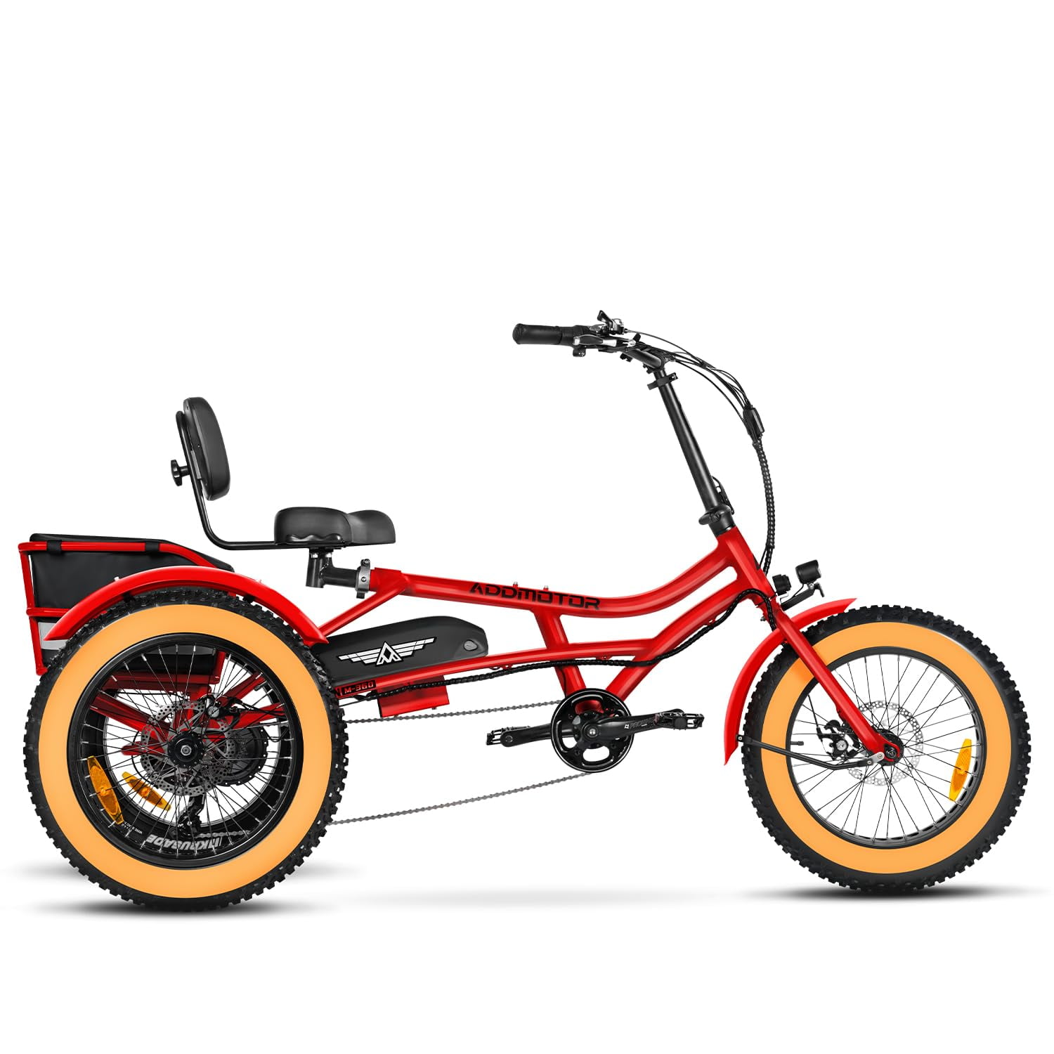 Semi recumbent tricycle sale