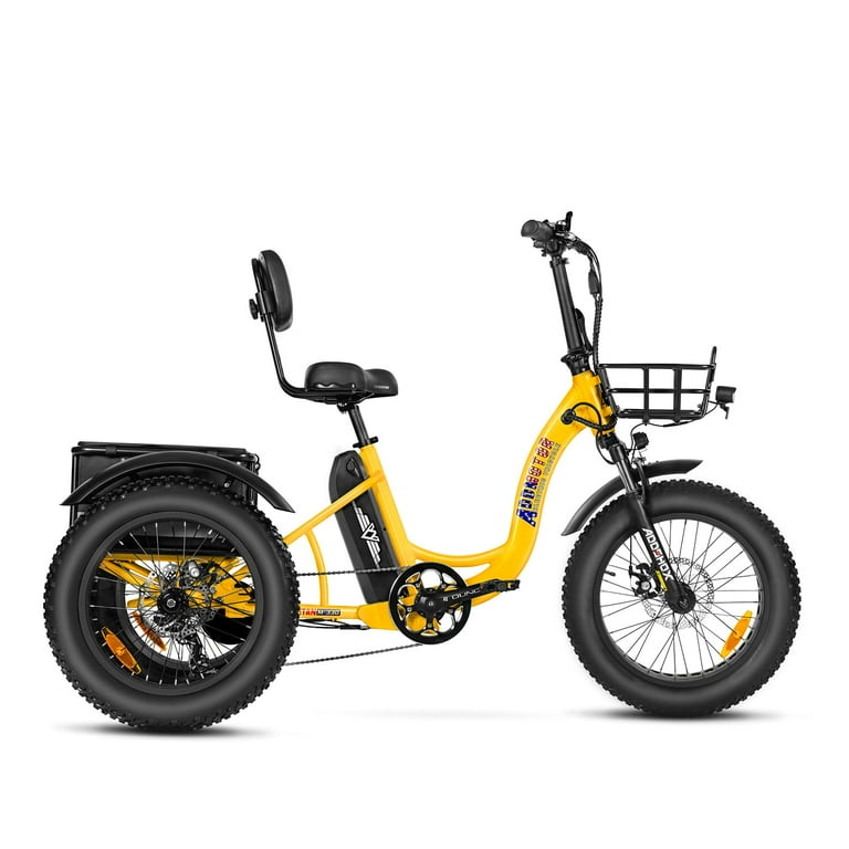 Addmotor M330II Electric Tricycle, 85 MI Long Range, 750W 48V 20AH