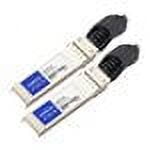 AddOn Dell® 470-AAVH Compatible TAA Compliant 10GBase-CU SFP+ Direct Attach Cable (Passive Twinax, 1m) - 3.28 ft Twinaxial Network Cable for Network Device - First End: 1 x SFP+ Network - Secon...