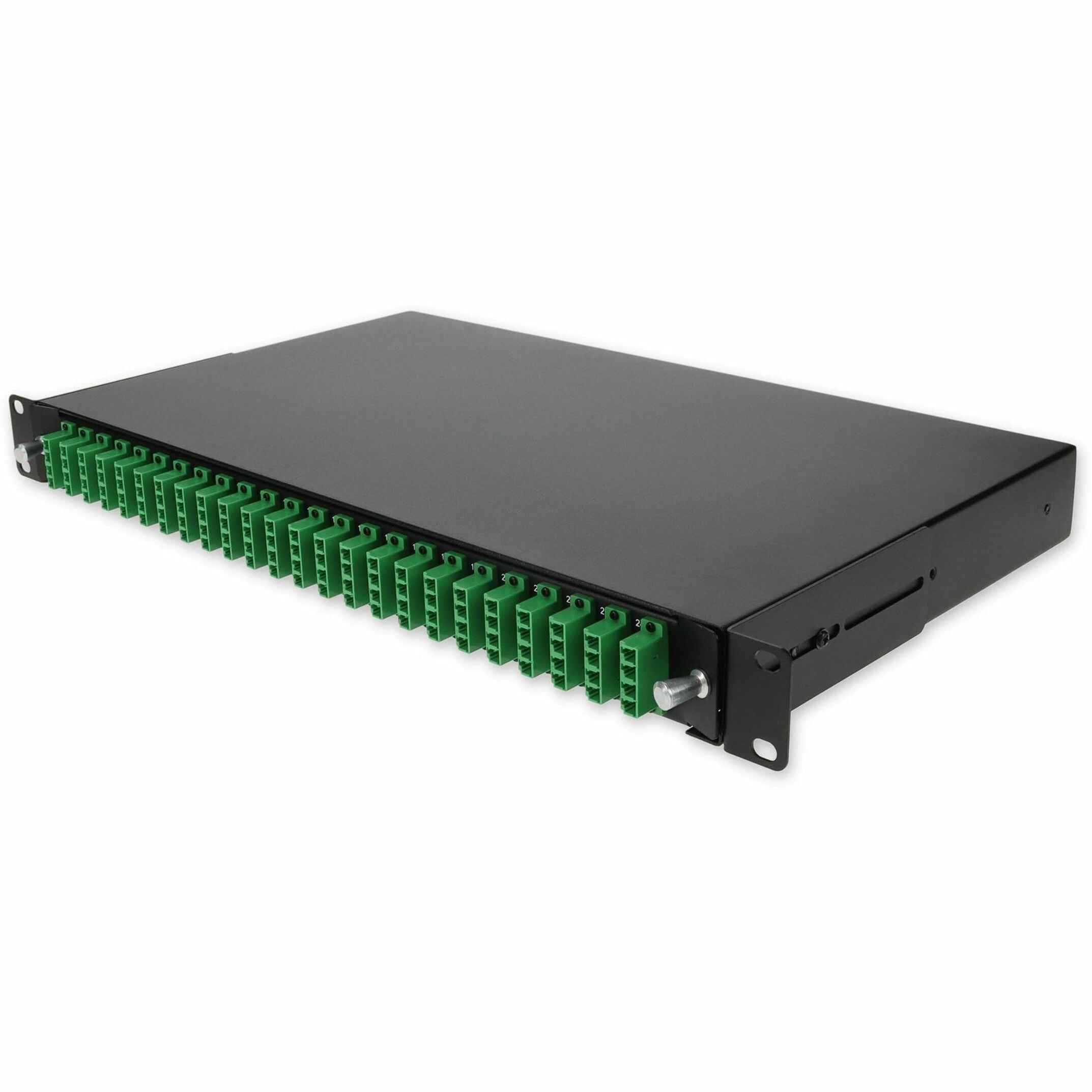 Addon ADD-1U48ALCDS2 19-INCH RACK MOUNT 1U PATCH PANEL WITH 48 APC LC ...