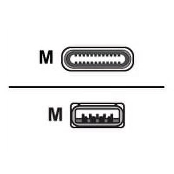 Addon USBC2USB3A30MB USB 3.1(C) TO USB 3.0 (A) M TO M CABLE BLACK