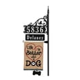 thumbnail image 1 of Address America  Boardwalk Address Sign With Name Rider And Flag - 58" Pole - "Life is Better with a Dog" Flag, 1 of 3