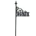 thumbnail image 1 of Address America USA HandCrafted, Double-Sided Boardwalk Reflective Address Sign 47" Post, 1 of 11