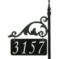 thumbnail image 1 of Address America USA Handcrafted Annandale Double-Sided Reflective Address Sign - 30" Pole, 1 of 8