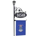 thumbnail image 1 of Address America USA Handcrafted, Double-Sided Park Place with Air Force Flag and Solar Light - 58" Pole, 1 of 2