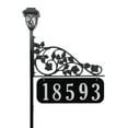 thumbnail image 1 of Address America USA Handcrafted, Double-Sided Rose Address Sign With Solar Light - 47" Pole, 1 of 5