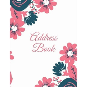 Address Book: Alphabetical Contact & Phone Numbers Information Pages, Telephone Organizer Notebook, Use Every Day, R, (Paperback)