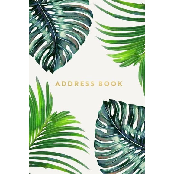 Address Book: Ferns, 6x9, 130 Pages, Professionally Designed, (Paperback)