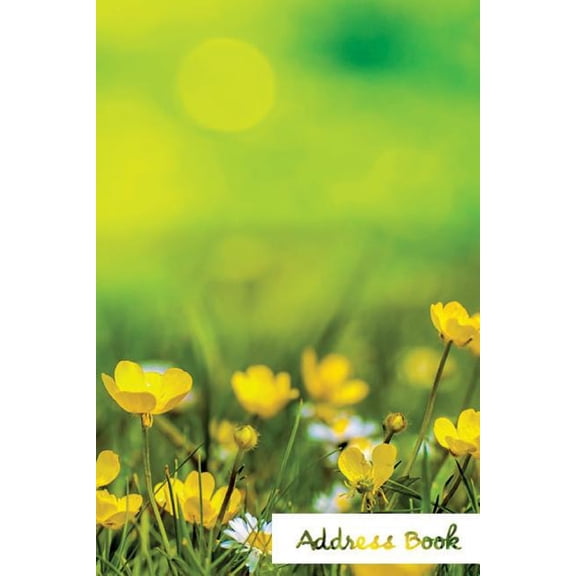 Address Book Flower Edition.: Address Book.: (Flower Edition Vol. 100) Glossy And Soft Cover, Large Print, Font, 6" x 9" For Contacts, Addresses, Phone Numbers, Emails, Birthday And More. (Paperback)(