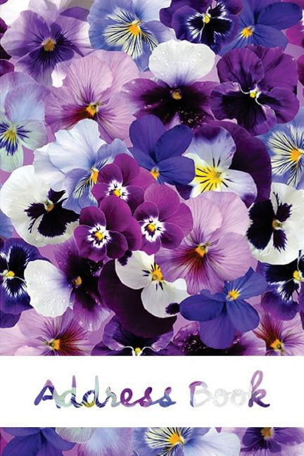 Address Book Flower Edition.: Address Book.: (Flower Edition Vol. 139) Glossy And Soft Cover, Large Print, Font, 6" x 9" For Contacts, Addresses, Phone Numbers, Emails, Birthday And More. (Paperback)(