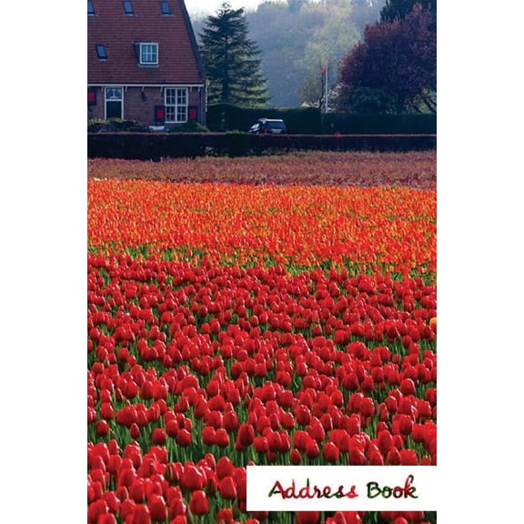 Address Book Flower Edition.: Address Book.: (Flower Edition Vol. 76) Glossy And Soft Cover, Large Print, Font, 6" x 9" For Contacts, Addresses, Phone Numbers, Emails, Birthday And More. (Paperback)(L