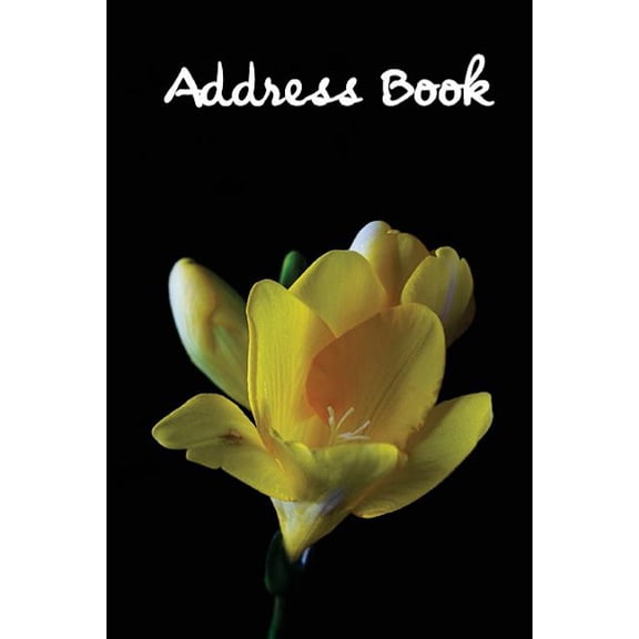 Address Book Flower Edition.: Address Book.: Glossy And Soft Cover, Large Print, Font, 6" x 9" For Contacts, Addresses, Phone Numbers, Emails, Birthday And More. (Paperback)(Large Print)
