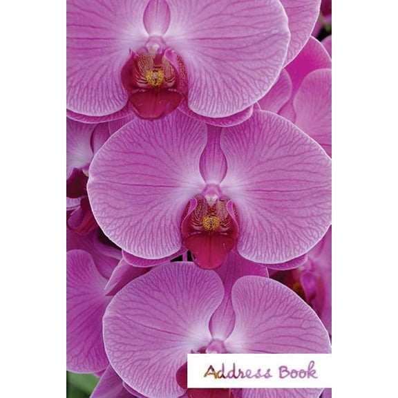 Address Book Flower Edition.: Address Book.: Glossy And Soft Cover, Large Print, Font, 6" x 9" For Contacts, Addresses, Phone Numbers, Emails, Birthday And More. (Paperback)(Large Print)