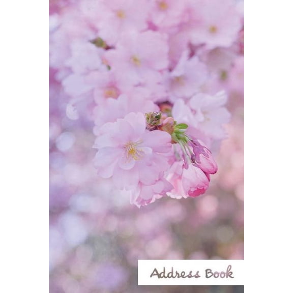 Address Book Flower Edition.: Address Book.: Glossy And Soft Cover, Large Print, Font, 6" x 9" For Contacts, Addresses, Phone Numbers, Emails, Birthday And More. (Paperback)(Large Print)