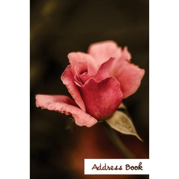 Address Book Flower Edition.: Address Book.: Glossy And Soft Cover, Large Print, Font, 6" x 9" For Contacts, Addresses, Phone Numbers, Emails, Birthday And More. (Paperback)(Large Print)