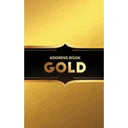 Address Book Gold, Paperback