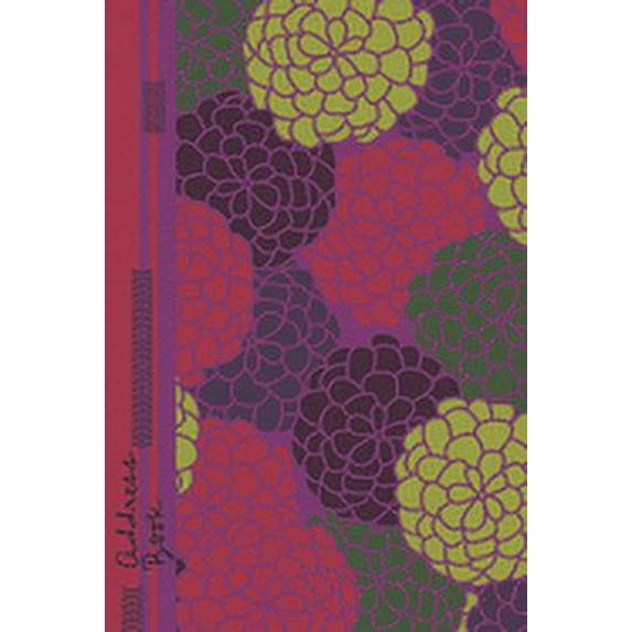 Address Book: Large Print Alphabet Tabs Emergency Contacts Old Fashioned Hydrangea