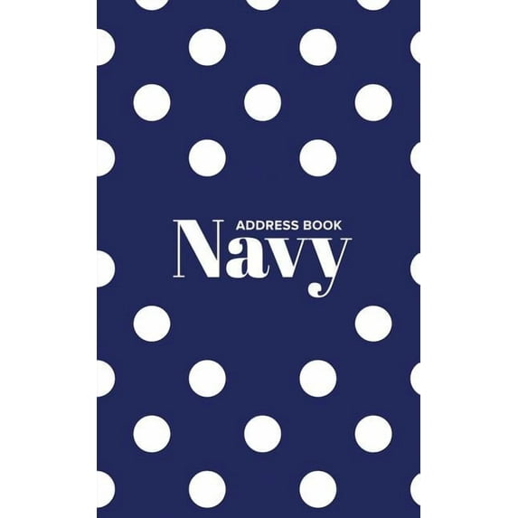 Address Book Navy (Paperback)