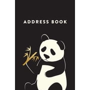 Address Book Panda, 6x9, 130 Pages, Professionally Designed Paperback by Creative Notebooks