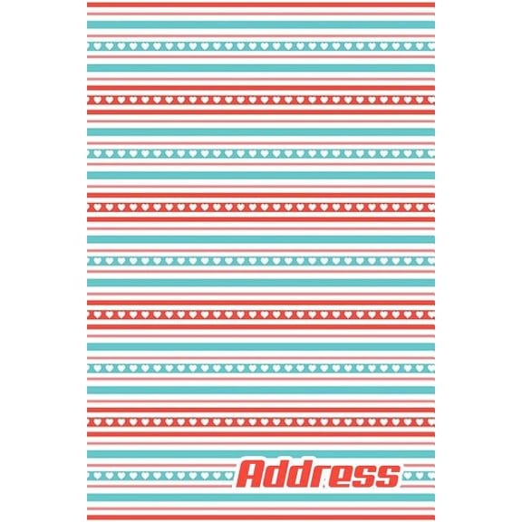 Address Book Pro Edition.: Address.: Address Book. (Vol. C45) Valentine Heart Cover Design. Glossy Cover, Contract Large Print, Font, 6" x 9" For Contacts, Addresses, Phone Numbers, Emails, Birthday A