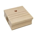 thumbnail image 1 of Address Dashed Lines Fill-In with Heart Square Rubber Stamp Stamping Scrapbooking Crafting - Small 1.25in, 1 of 7