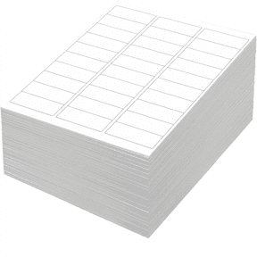 Address Labels 1 x 2-5/8 Inch, 900 Count, 30 per Sheet, Printable Stickers for Laser and Inkjet Printers, Mailing, Shipping, Barcode and Organization, Strong Adhesive, Easy Peel, White