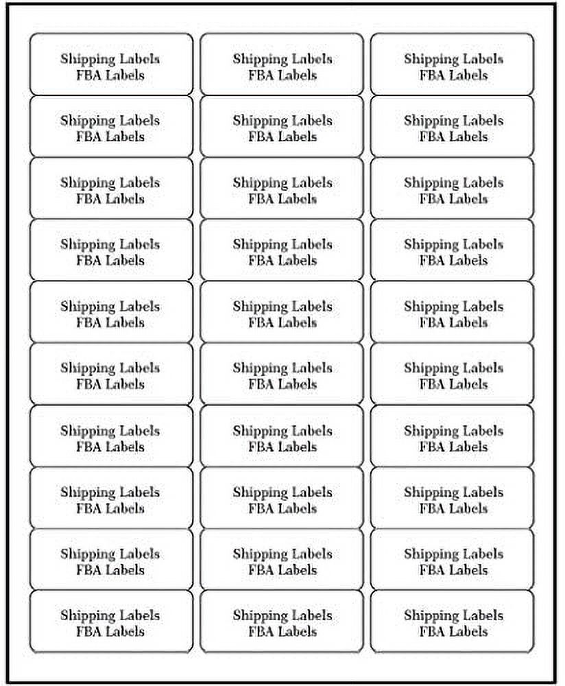 Address Labels for Inkjet Printers 1" x 25/8", Pack of 750 Labels