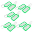 thumbnail image 1 of Unique Bargains Address Message Hard Plastic Baggage Backpack Luggage Tag 10 Pcs, 1 of 5