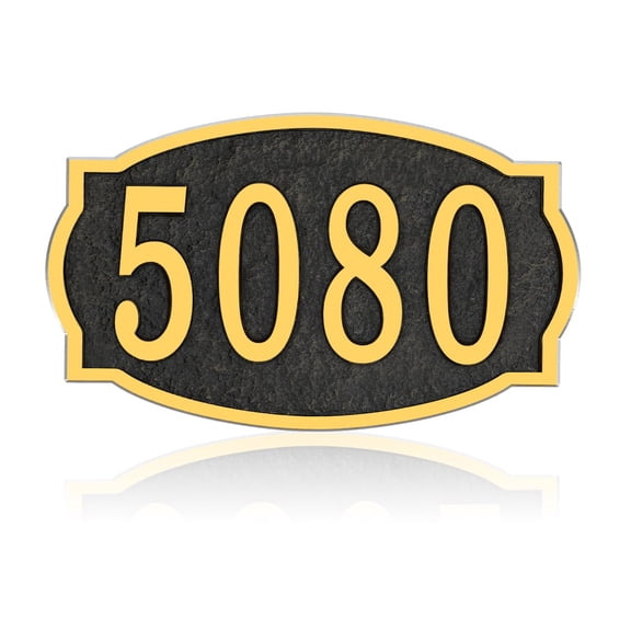 Address Plaque Handmade - Personalized Address Sign,House Number Sign Plaque,House Address Numbers for Outside House,Fence,Drive Way,Apartment 1/4‘’ Thick Metal 911 Visibility