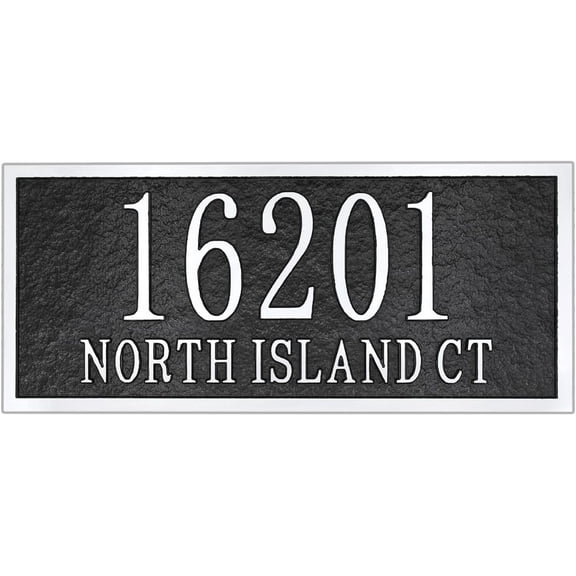 Address Plaque Handmade - Personalized House Number Sign Plaque,House Address Numbers for House Outside,Yard,Garden,Street,Office,Business No Fade