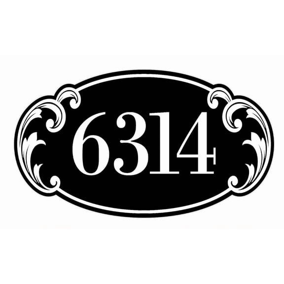 Address Plaque Large Options - Custom Address Sign,House Number Sign,House Numbers for Outside,Indoor/Outdoor Use