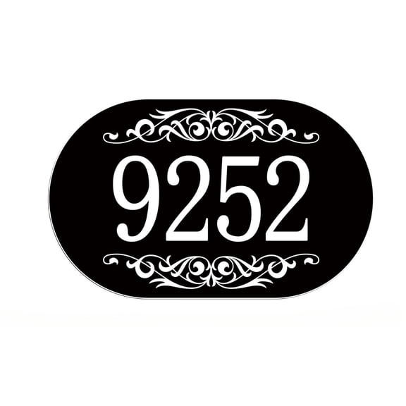 Address Plaque Large Options - Custom Address Sign,House Number Sign,House Numbers for Outside,Indoor/Outdoor Use