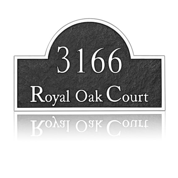 Address Plaque Old Century - Personalized House Number Sign Plaque,Address Sign,House Address Numbers for Outside House,Fence,Drive Way,Apartment 1/4‘’ Thick Metal No Fading