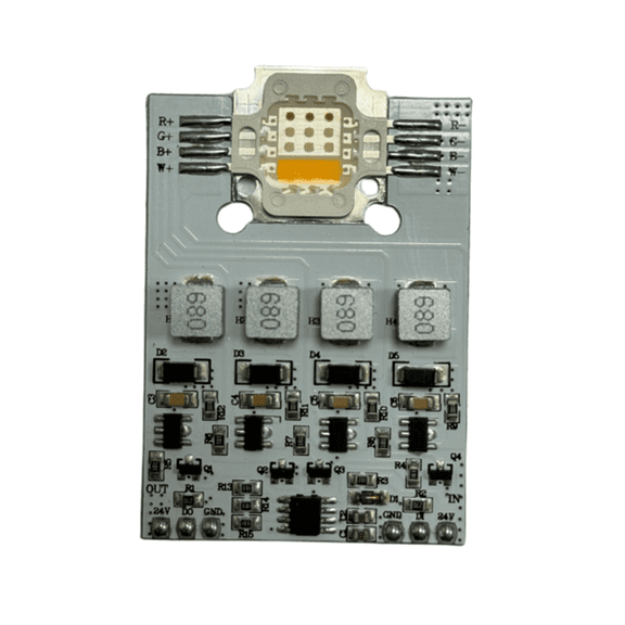 Addressable UCS2904 12W RGBW High Power LED Pixels Module Light DC12V Input RGBW Digital LED Light for Flood Lights(B)