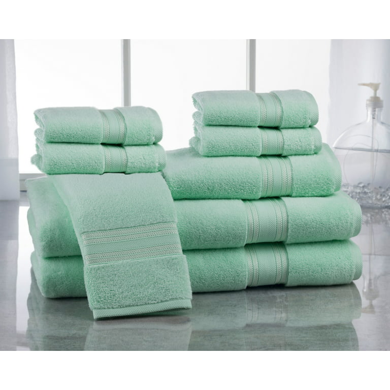  AR LINENS 100% Cotton Small Bath Towel Set, Green, Bathroom  Towels Set for Home, Gym, Hotel & Spa, Quick Dry Towels, Super Absorbent Bath  Towels