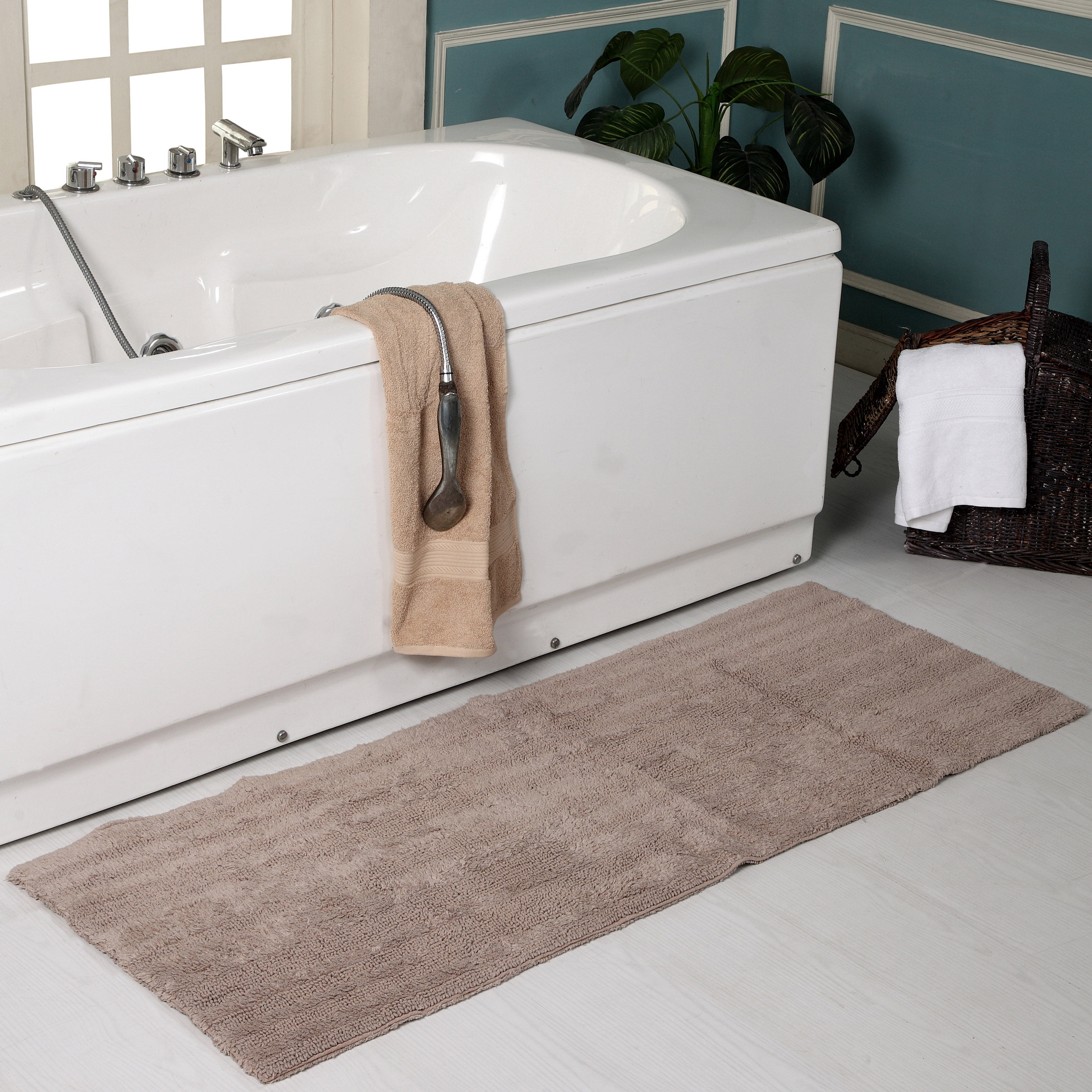 Bath Mat - 60x24-Inch Plush Cotton Bathroom Runner by Windsor Home - On  Sale - Bed Bath & Beyond - 10351887