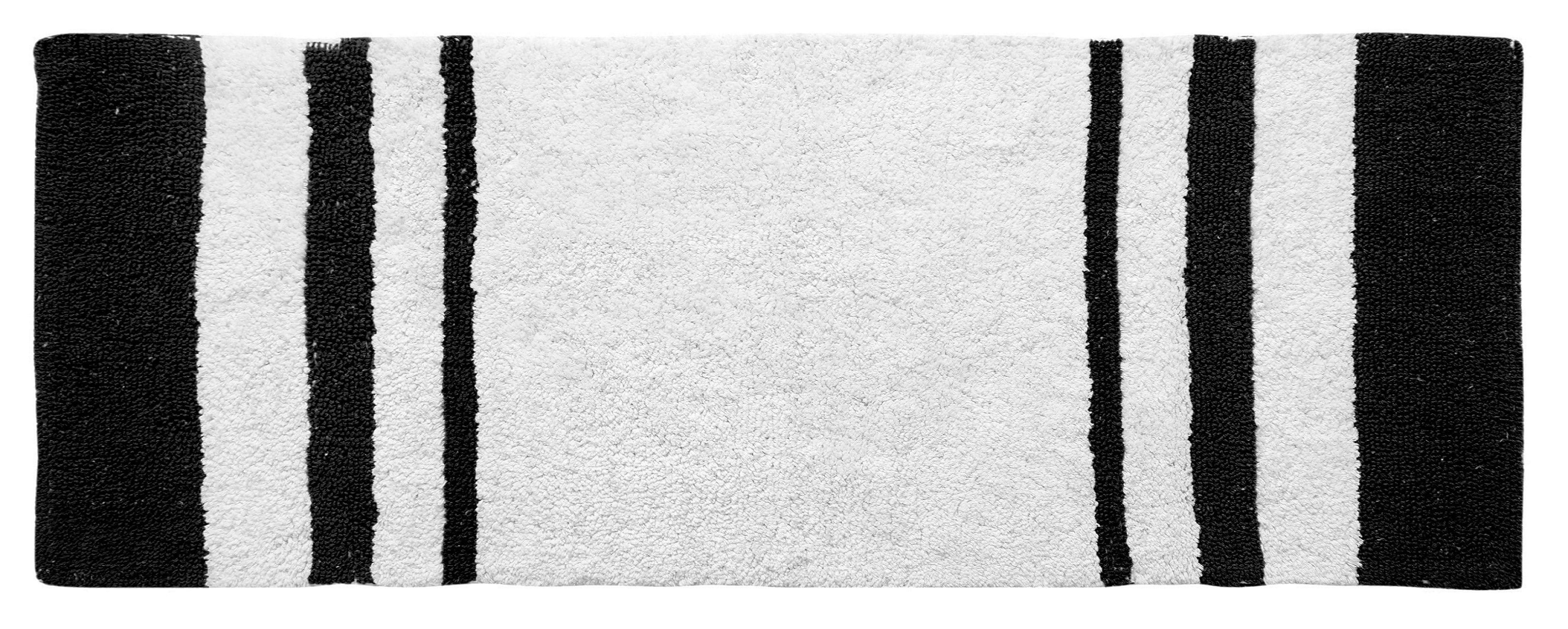 Addy Home Fashions 100 Cotton Striped Stylish Reversible Bath Rug