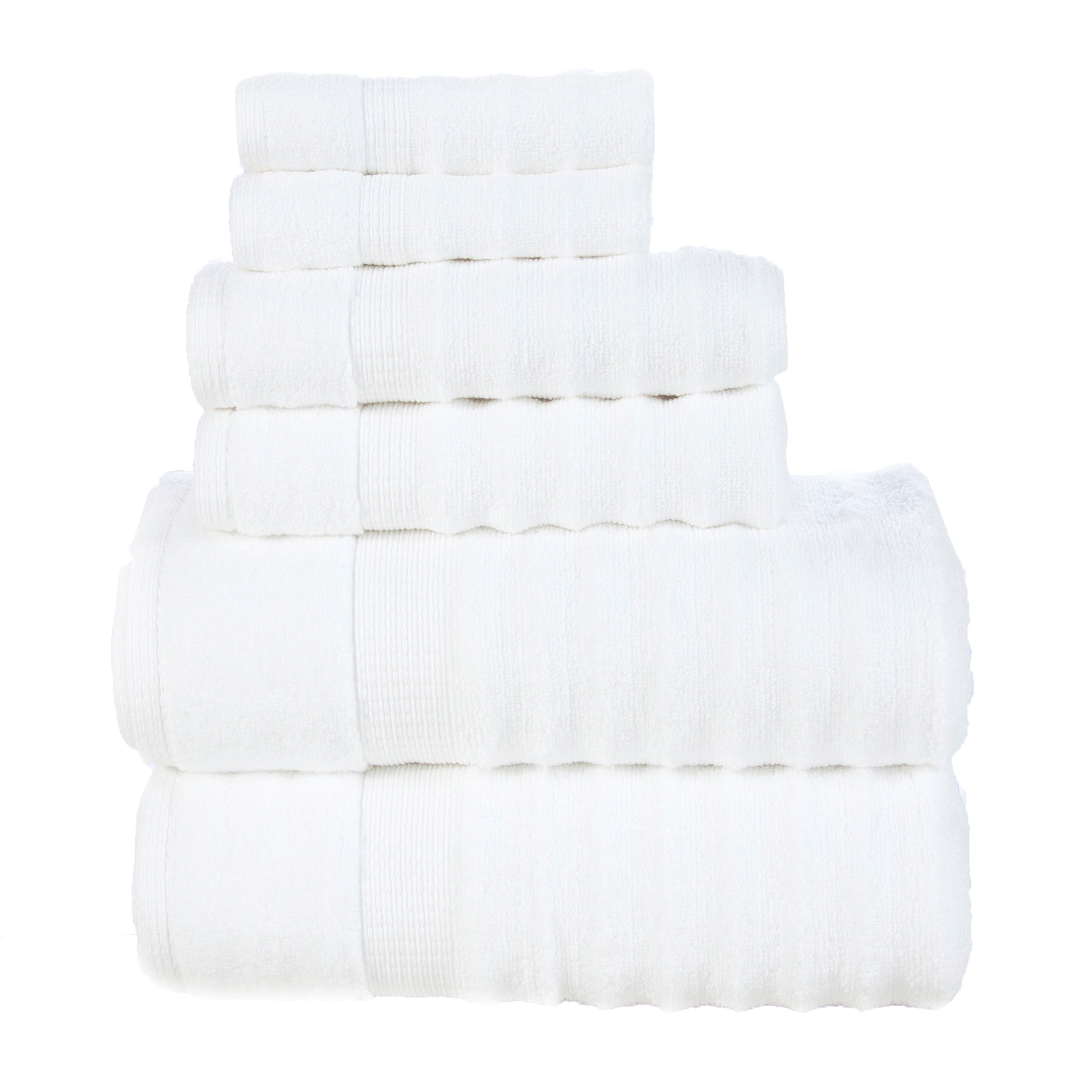 Ribbed Towel White