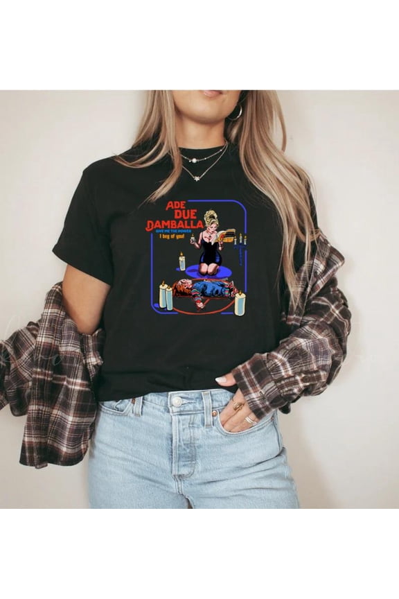 Ade Due Damballa Give Me The Power Bride Of Chucky Horror T-Shirt Unisex, for men & women, up to size 5XL