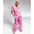 thumbnail image 1 of Ade Samuel For Inc Womens Printed Button Up Shirt Fuchsia Flame 2XL, 1 of 1