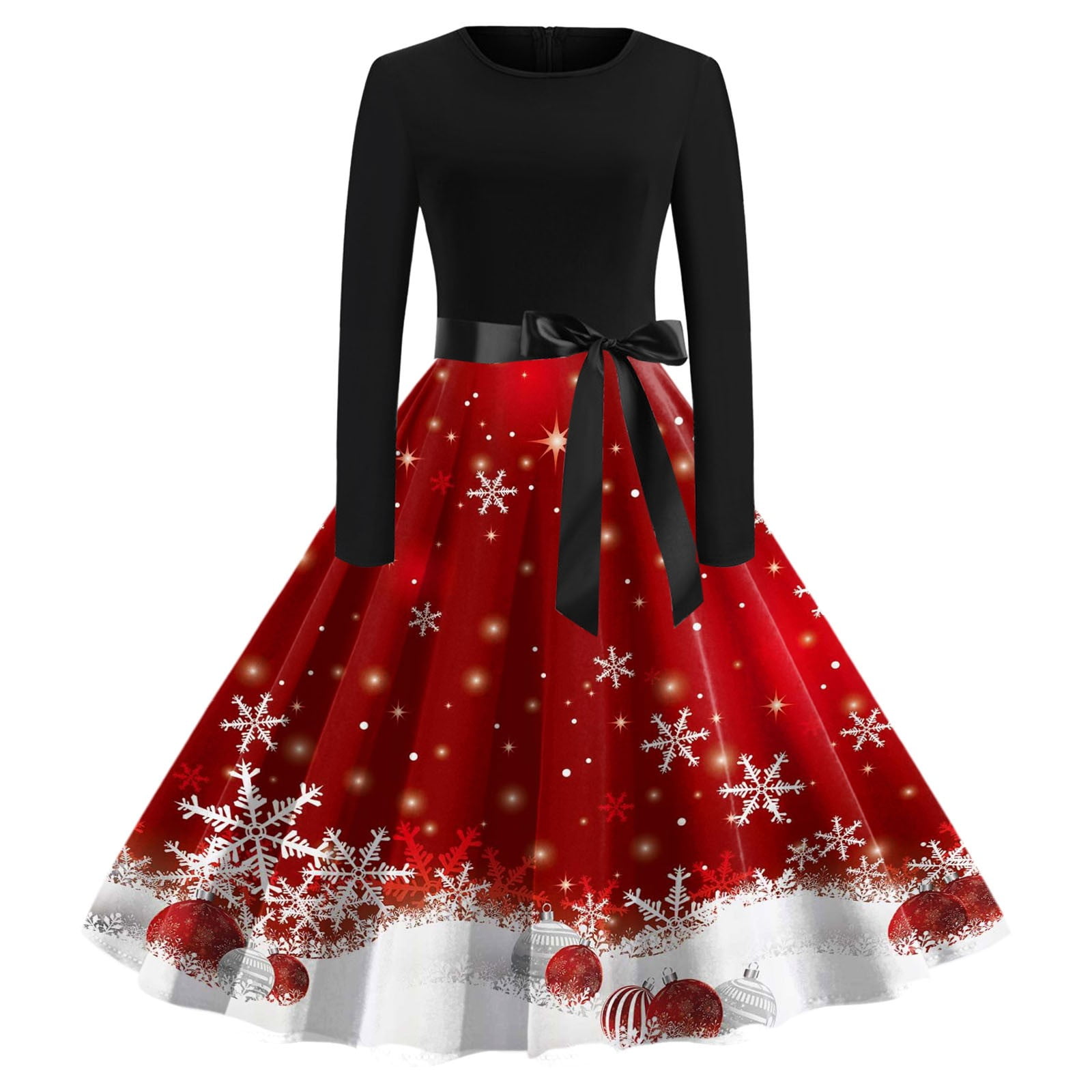 Adeawade Christmas Party Dresses For Women Winter Ladies Xmas Xmas Tree — free download