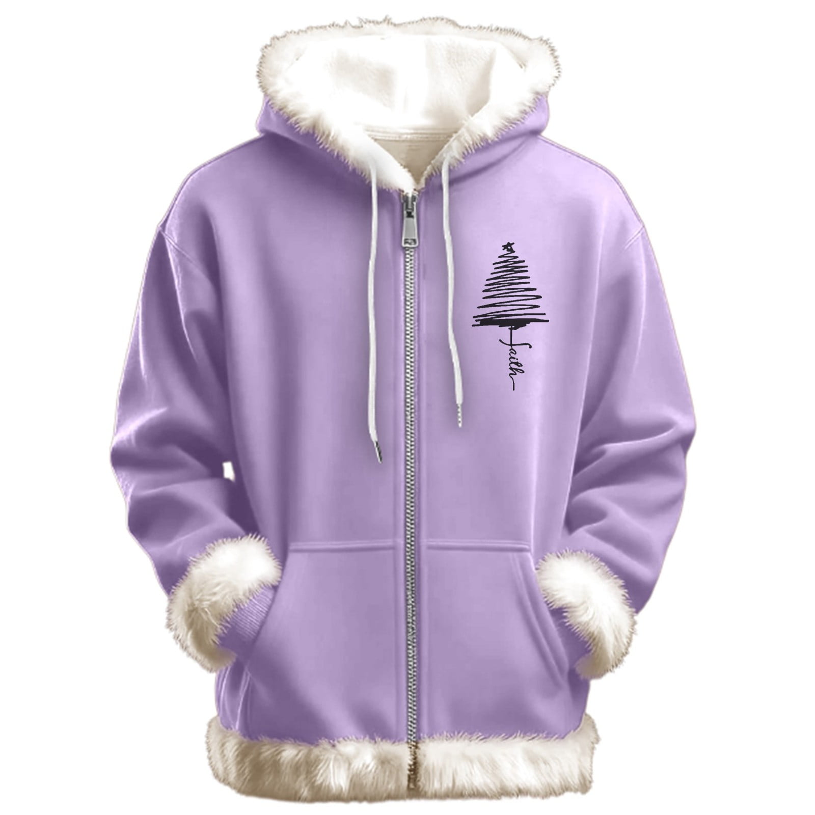 Adeawade Christmas Sweatshirts For Men 2025 Hooded Neck Solid Color ...