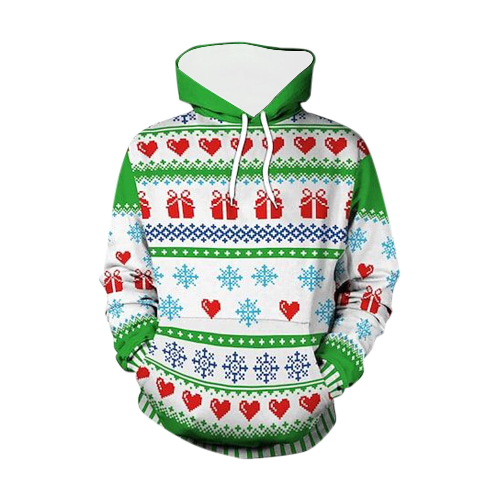 Adeawade Christmas Sweatshirts For Men 2025 Long Sleeve Tops Mens Xmas ...