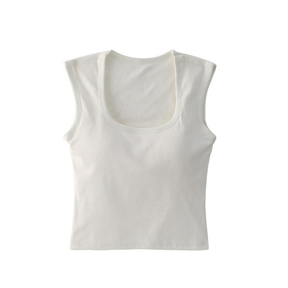 Adeawade Girls Tops Short Sleeve Square Neck Crop Top Blouse Shirt Summer Basic Ribbed Knit Stretch Fit Tee Round Neck T Shirts Casual Playsuit 12 Years White